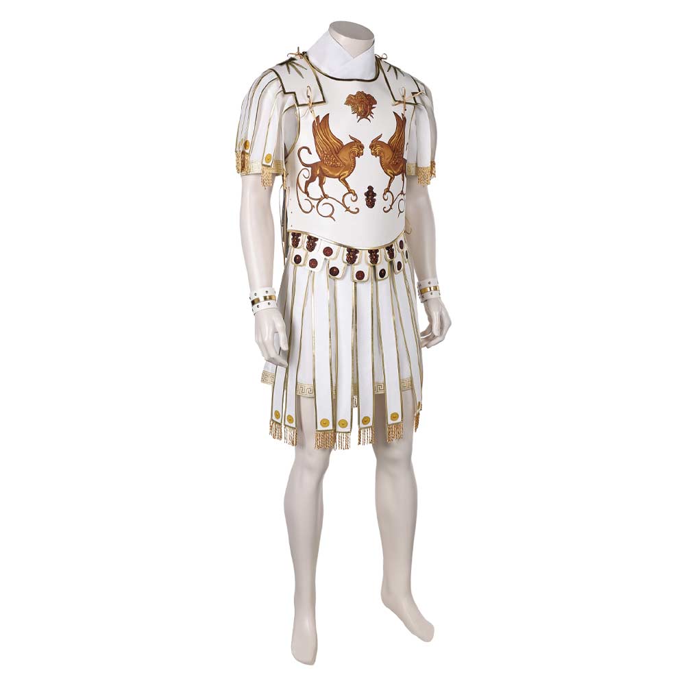 Gladiator 2(2024) Marcus Acacius Tenue Blanche Cosplay Costume