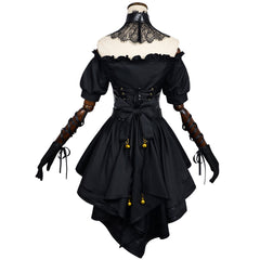 Grok Ani Robe Noire Gothique Cosplay Costume