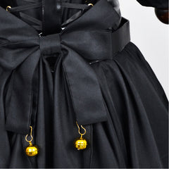 Grok Ani Robe Noire Gothique Cosplay Costume