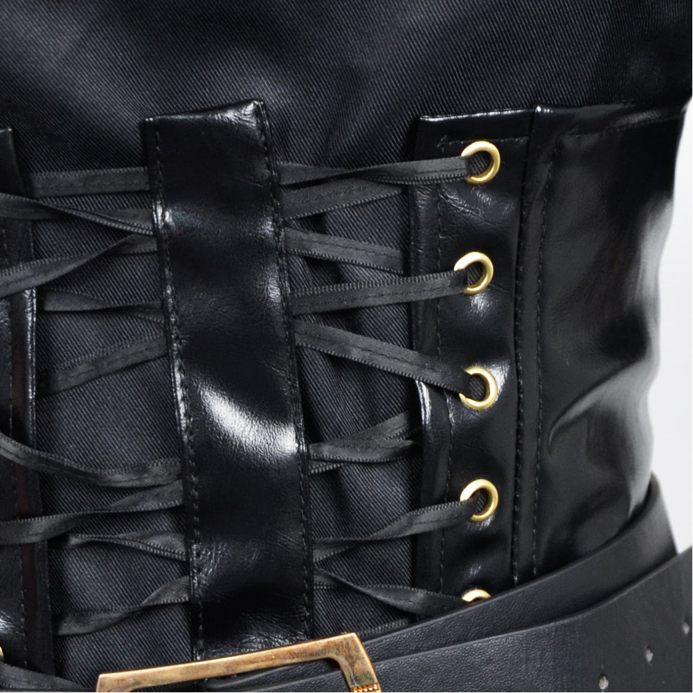 Grok Ani Robe Noire Gothique Cosplay Costume