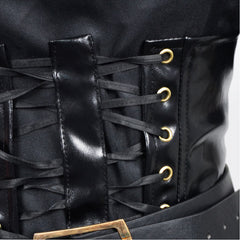 Grok Ani Robe Noire Gothique Cosplay Costume