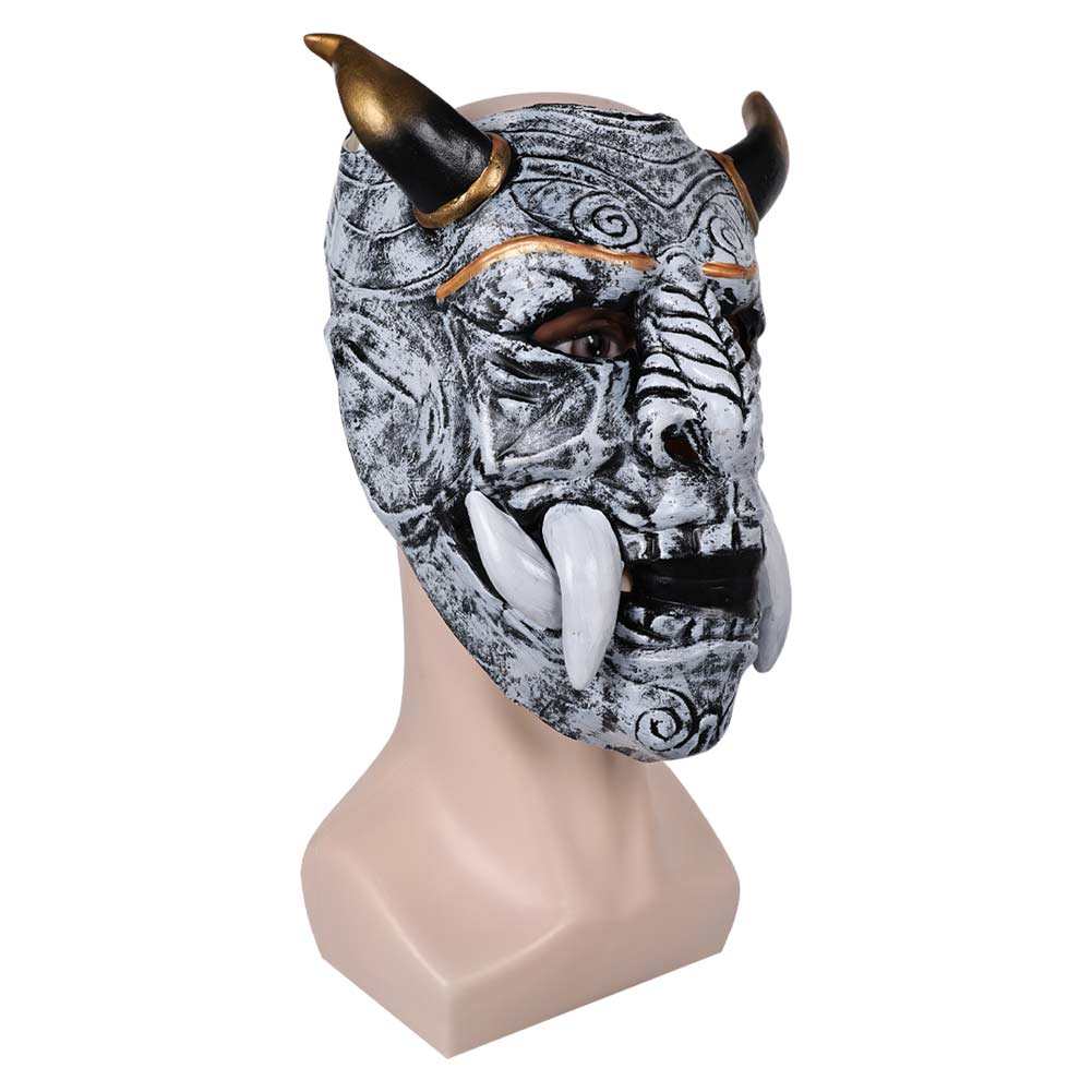 Hannya Diable Japonais Masque Gris Cosplay Accessoire
