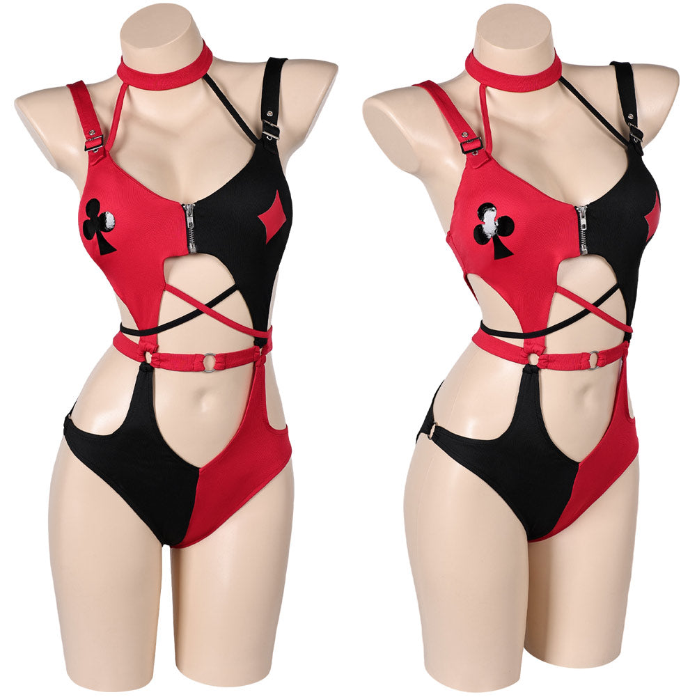 Harley Quinn Maillot de Bain Lingerie Cosplay Costume