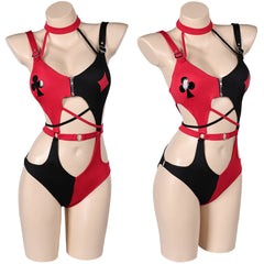 Harley Quinn Maillot de Bain Lingerie Cosplay Costume