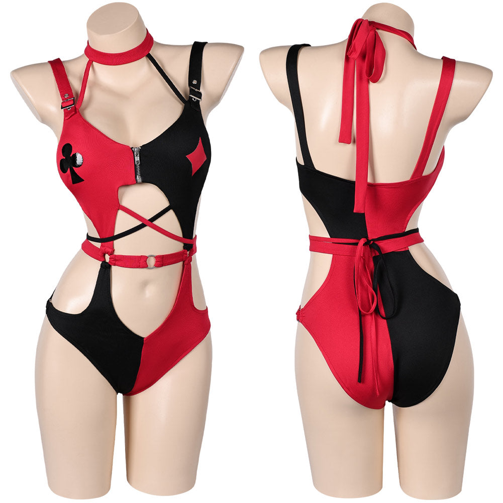 Harley Quinn Maillot de Bain Lingerie Cosplay Costume