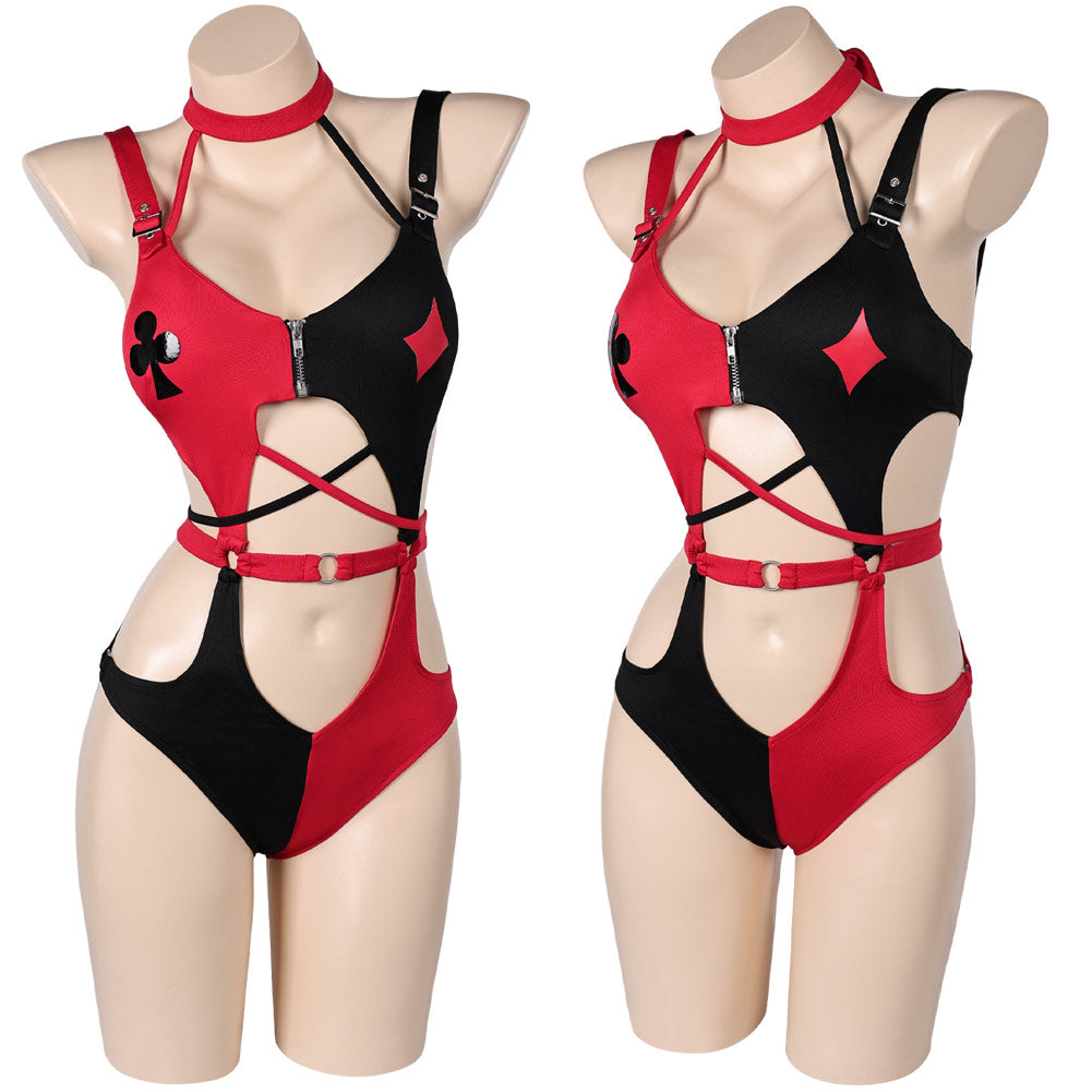 Harley Quinn Maillot de Bain Lingerie Cosplay Costume