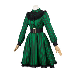 Haunted Mansion Maid Jupe à Rayures Vertes Cosplay Costume