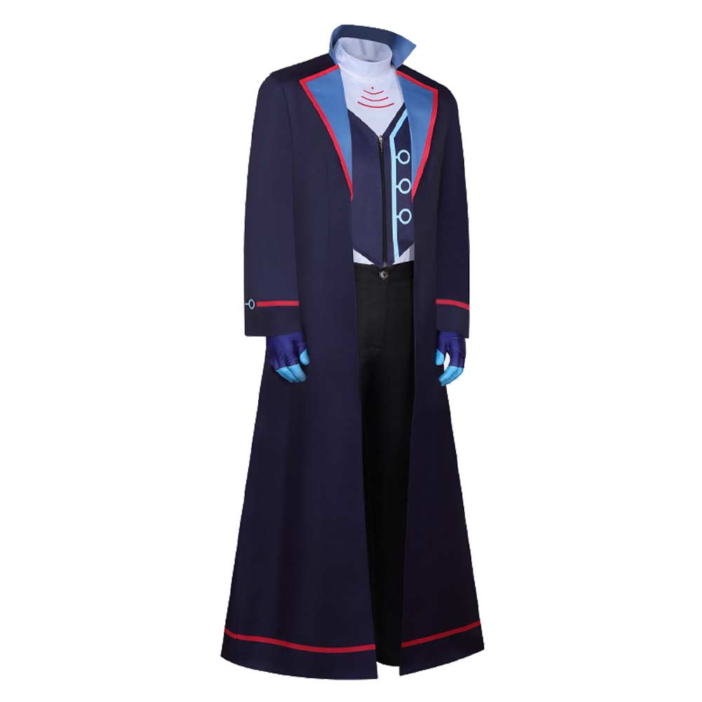 Hazbin Hotel 2 Vox Tenue Noire Cosplay Costume Ver.2