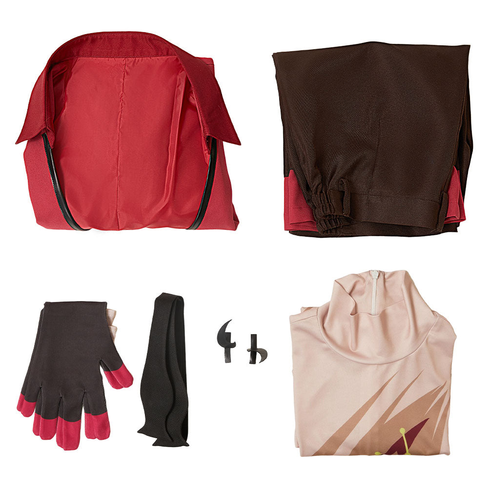 Hazbin Hotel 2(2025) Alastor Tenue Noire et Rouge Cosplay Costume