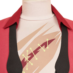 Hazbin Hotel 2(2025) Alastor Tenue Noire et Rouge Cosplay Costume