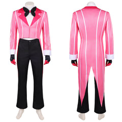 Hazbin Hotel 2(2025) Alastor Tenue Rose et Noire Cosplay Costume