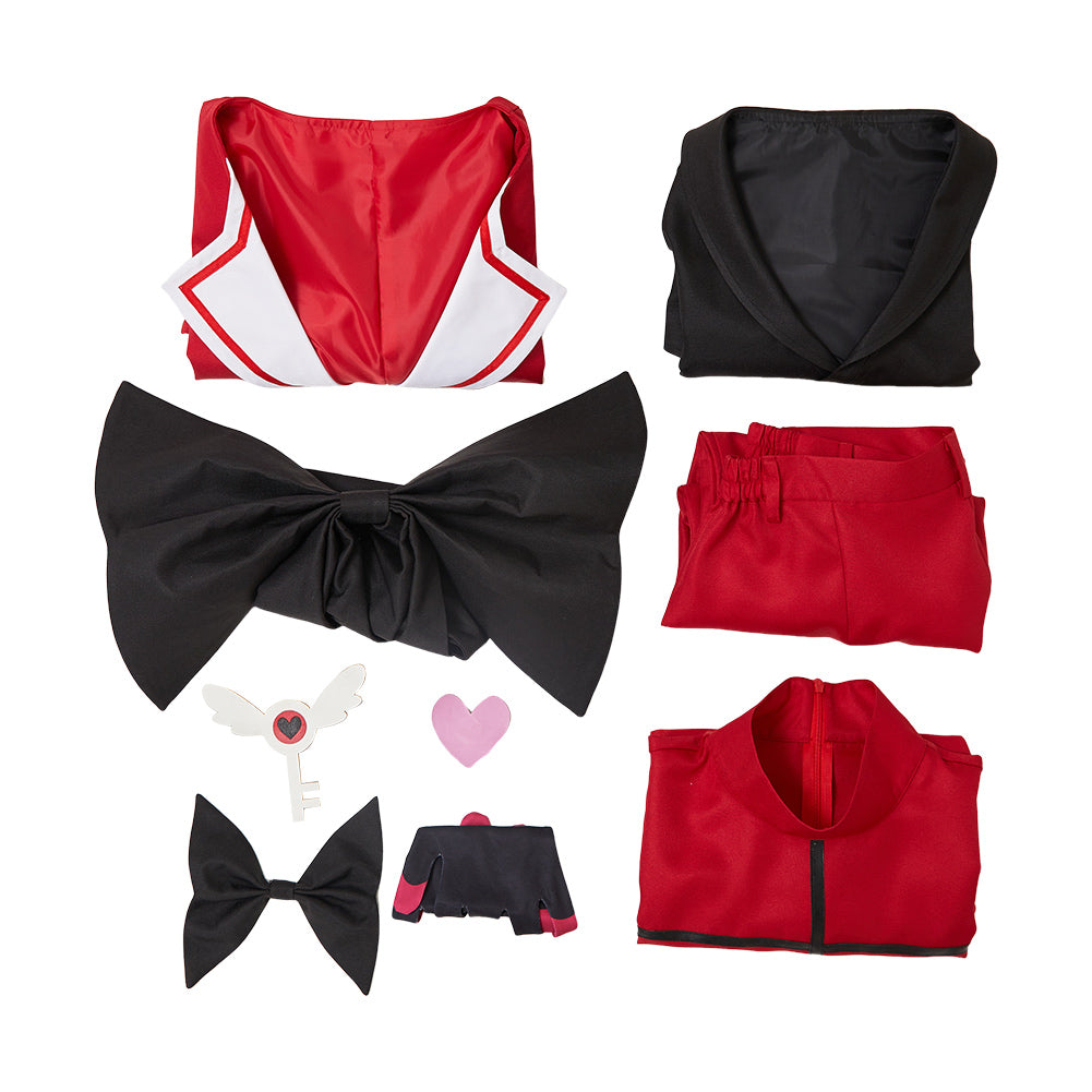 Hazbin Hotel 2(2025) Alastor Tenue Rouge Butler Cosplay Costume