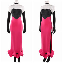 Hazbin Hotel 2(2025) Angel Dust Robe Rose et Noire Cosplay Costume