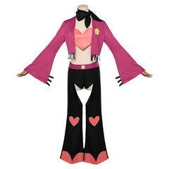 Hazbin Hotel 2(2025) Angel Dust Tenue Rose et Noire Cosplay Costume