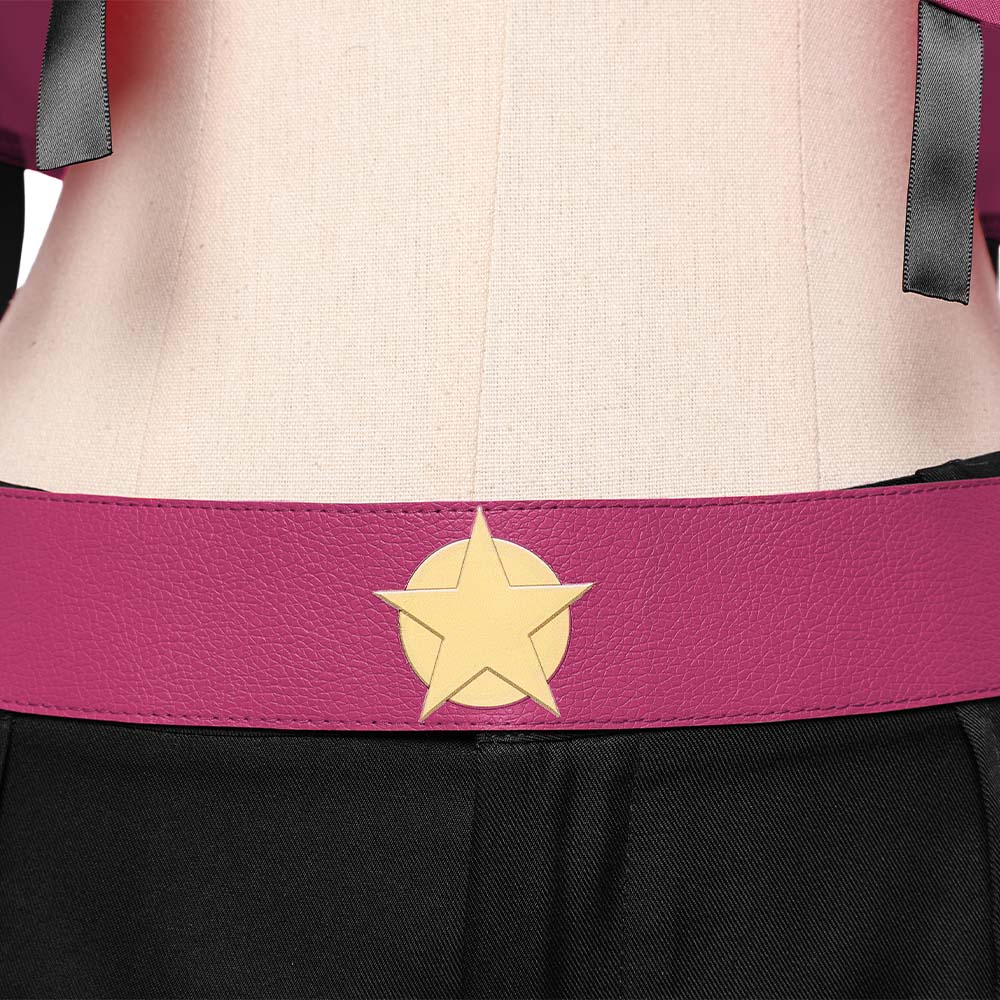 Hazbin Hotel 2(2025) Angel Dust Tenue Rose et Noire Cosplay Costume