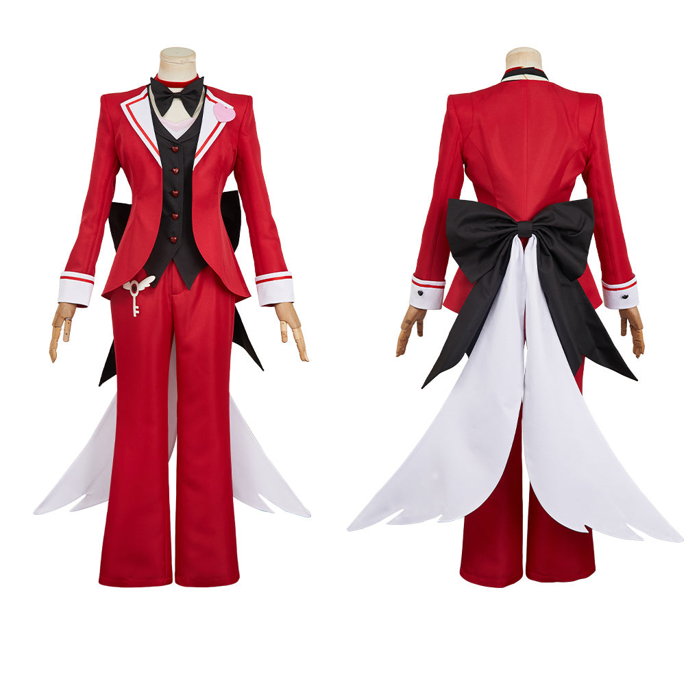 Hazbin Hotel 2(2025) Angel Dust Tenue Rouge Butler Cosplay Costume