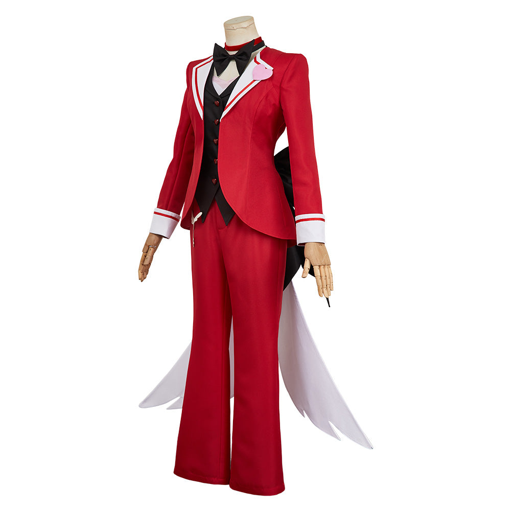 Hazbin Hotel 2(2025) Angel Dust Tenue Rouge Butler Cosplay Costume