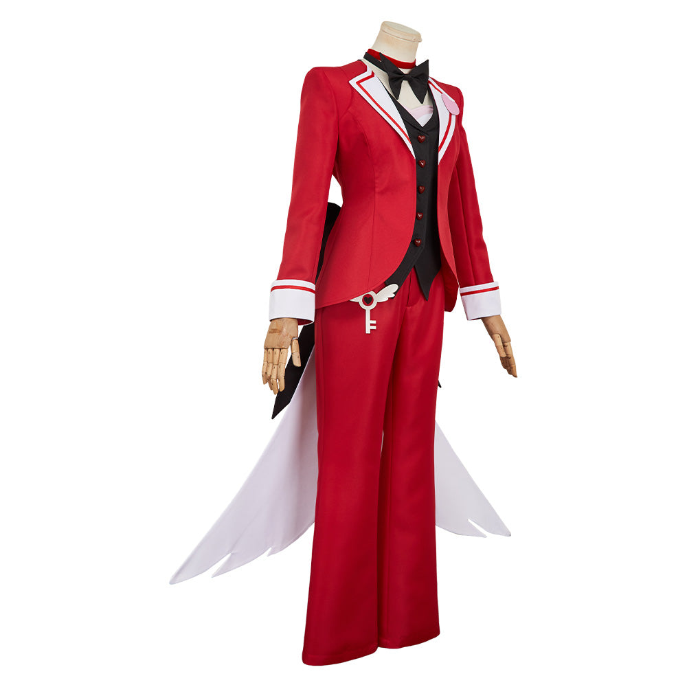 Hazbin Hotel 2(2025) Angel Dust Tenue Rouge Butler Cosplay Costume
