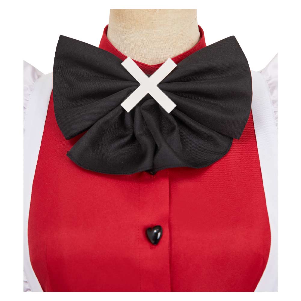 Hazbin Hotel 2(2025) Carmilla Carmine Ensemble Maid Robe Rouge Cosplay Costume