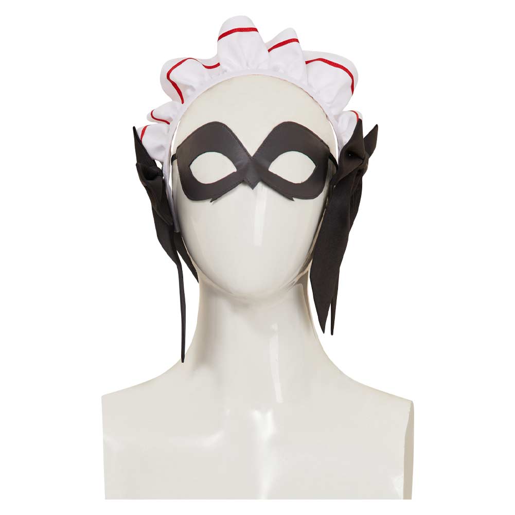Hazbin Hotel 2(2025) Carmilla Carmine Ensemble Maid Robe Rouge Cosplay Costume