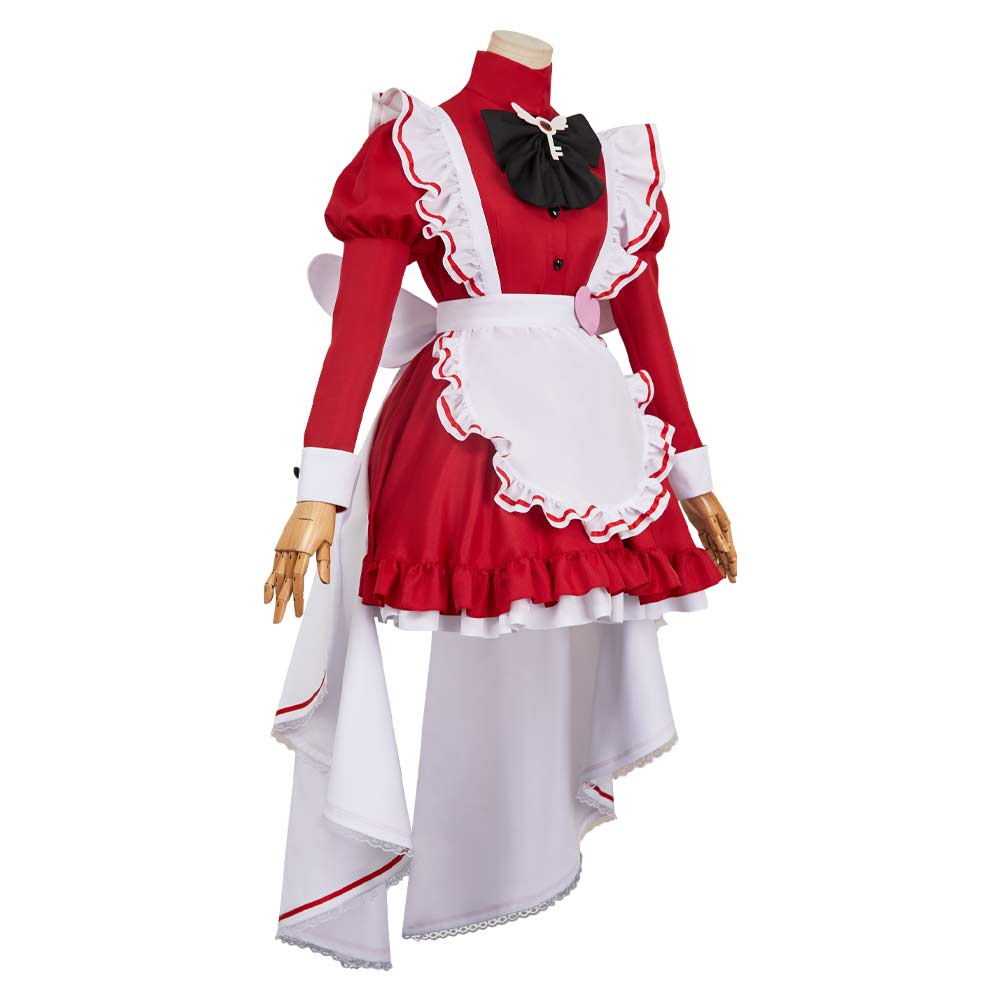 Hazbin Hotel 2(2025) Charlie Morningstar Ensemble Maid Robe Rouge Cosplay Costume