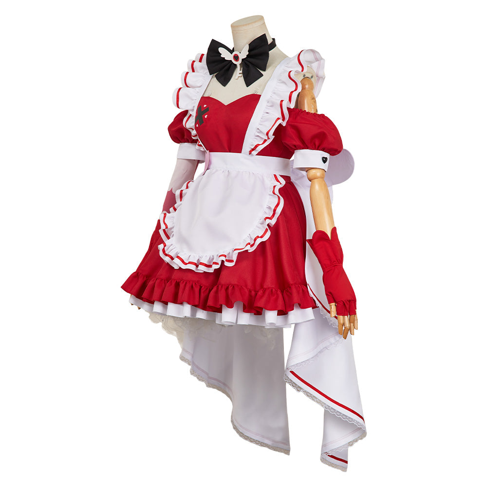 Hazbin Hotel 2(2025) Cherri Bomb Ensemble Maid Robe Rouge Cosplay Costume