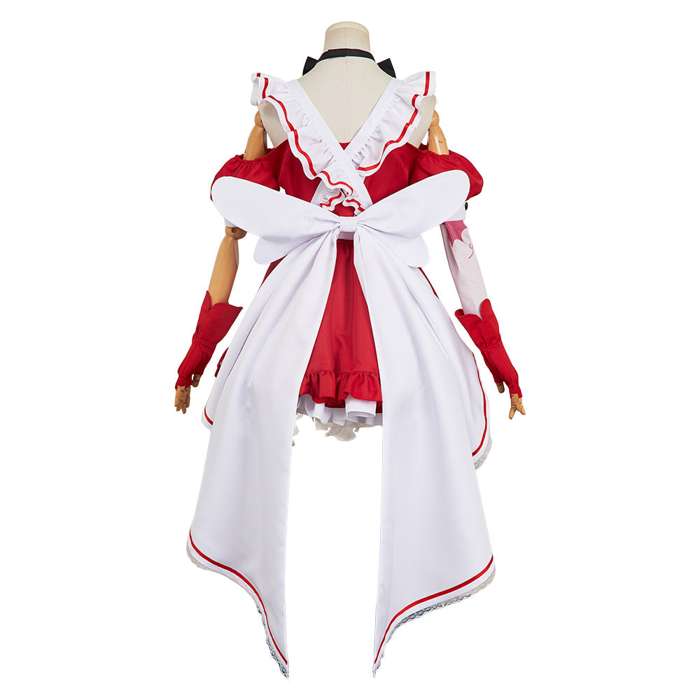 Hazbin Hotel 2(2025) Cherri Bomb Ensemble Maid Robe Rouge Cosplay Costume