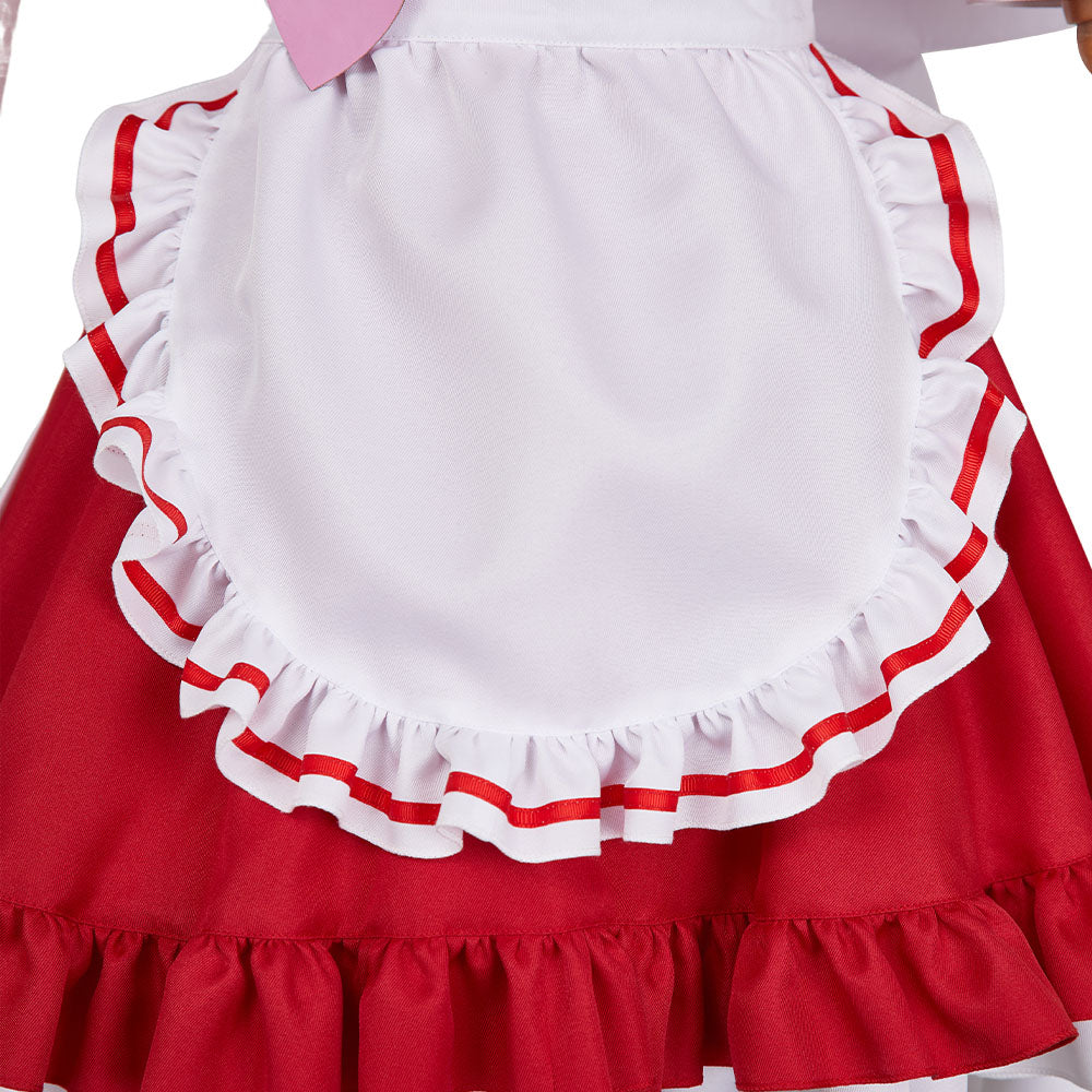 Hazbin Hotel 2(2025) Cherri Bomb Ensemble Maid Robe Rouge Cosplay Costume