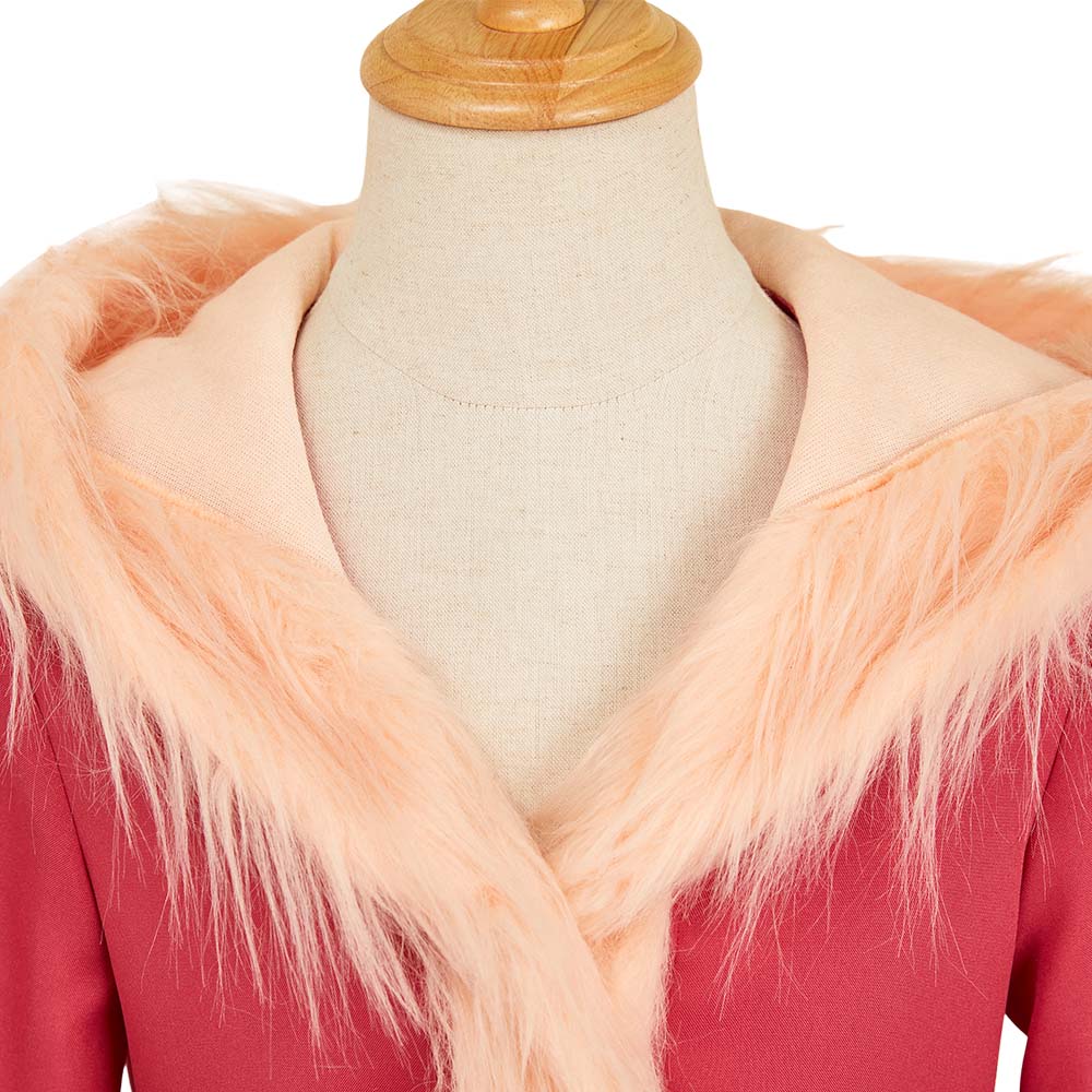 Hazbin Hotel 2(2025) Lucifer Tenue en Peluche Rouge Cosplay Costume