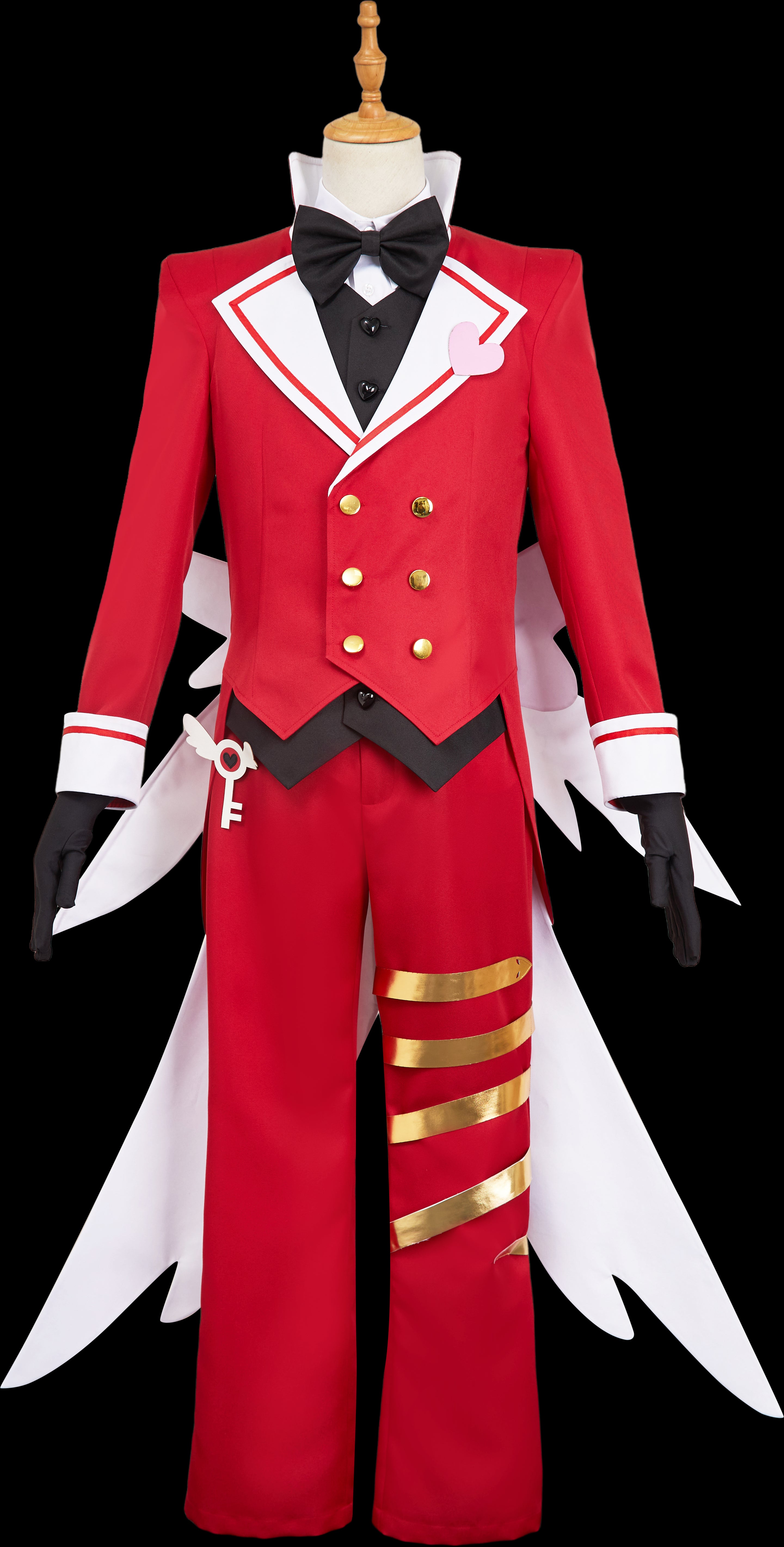Hazbin Hotel 2(2025) Lucifer Tenue Rouge Butler Cosplay Costume