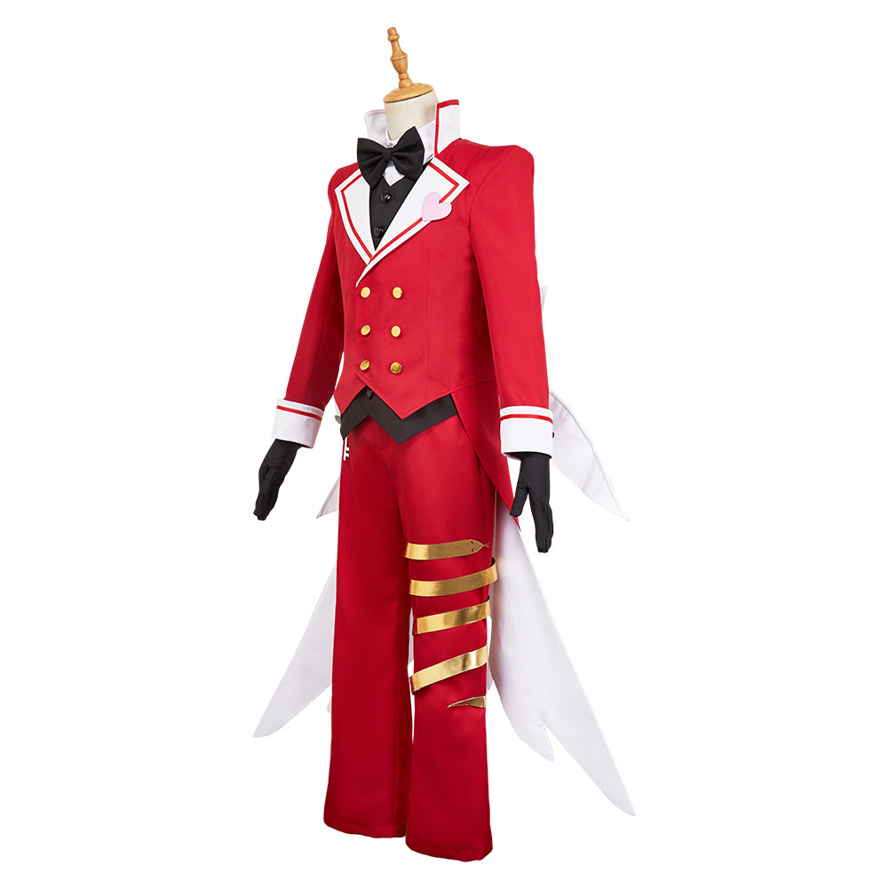 Hazbin Hotel 2(2025) Lucifer Tenue Rouge Butler Cosplay Costume
