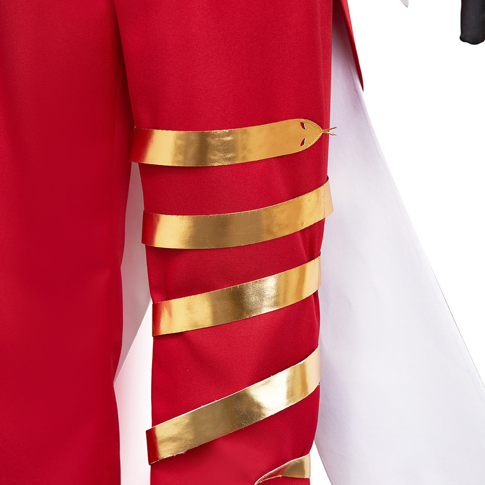 Hazbin Hotel 2(2025) Lucifer Tenue Rouge Butler Cosplay Costume
