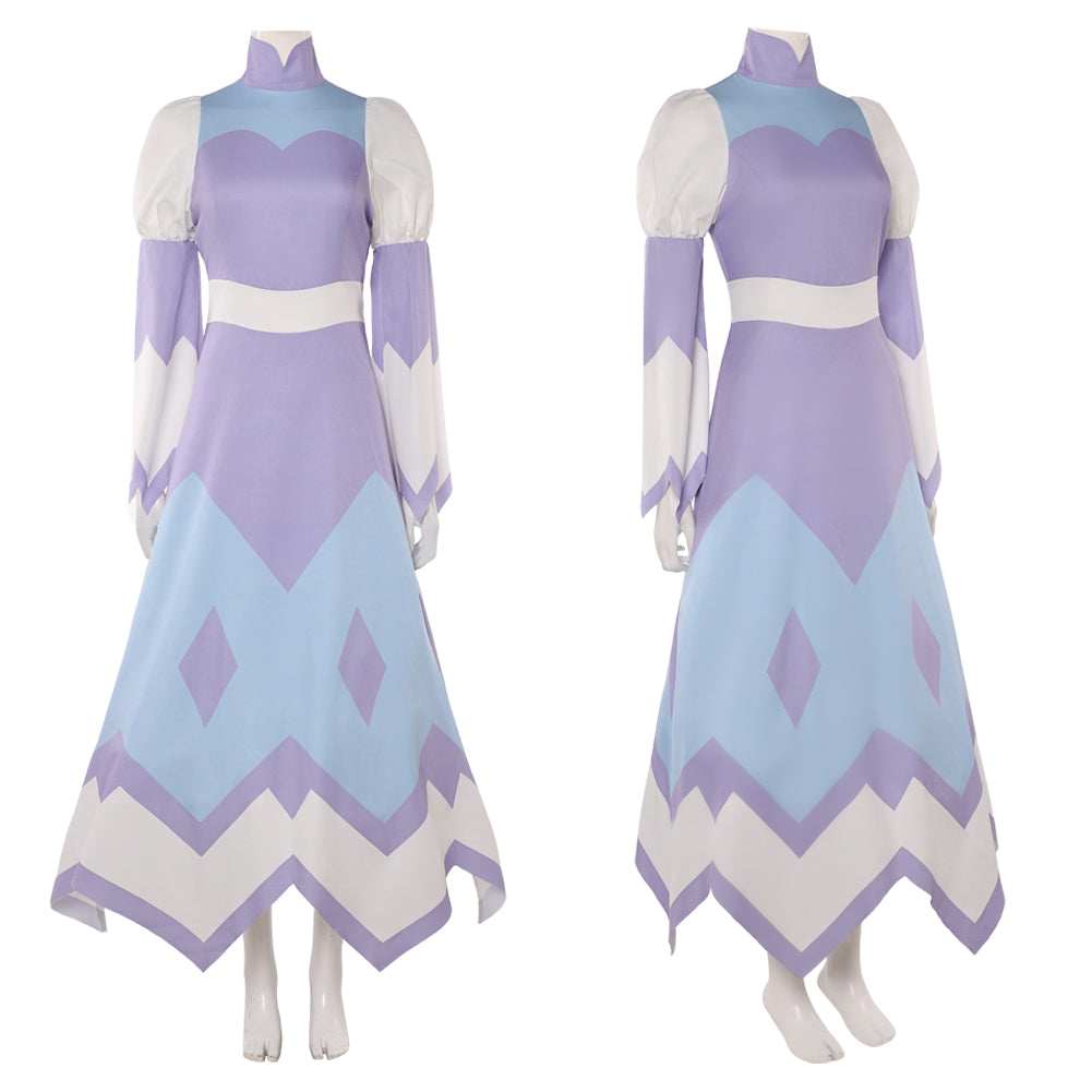 Hazbin Hotel 2(2025) Sera Tenue Violette et Blanche Cosplay Costume