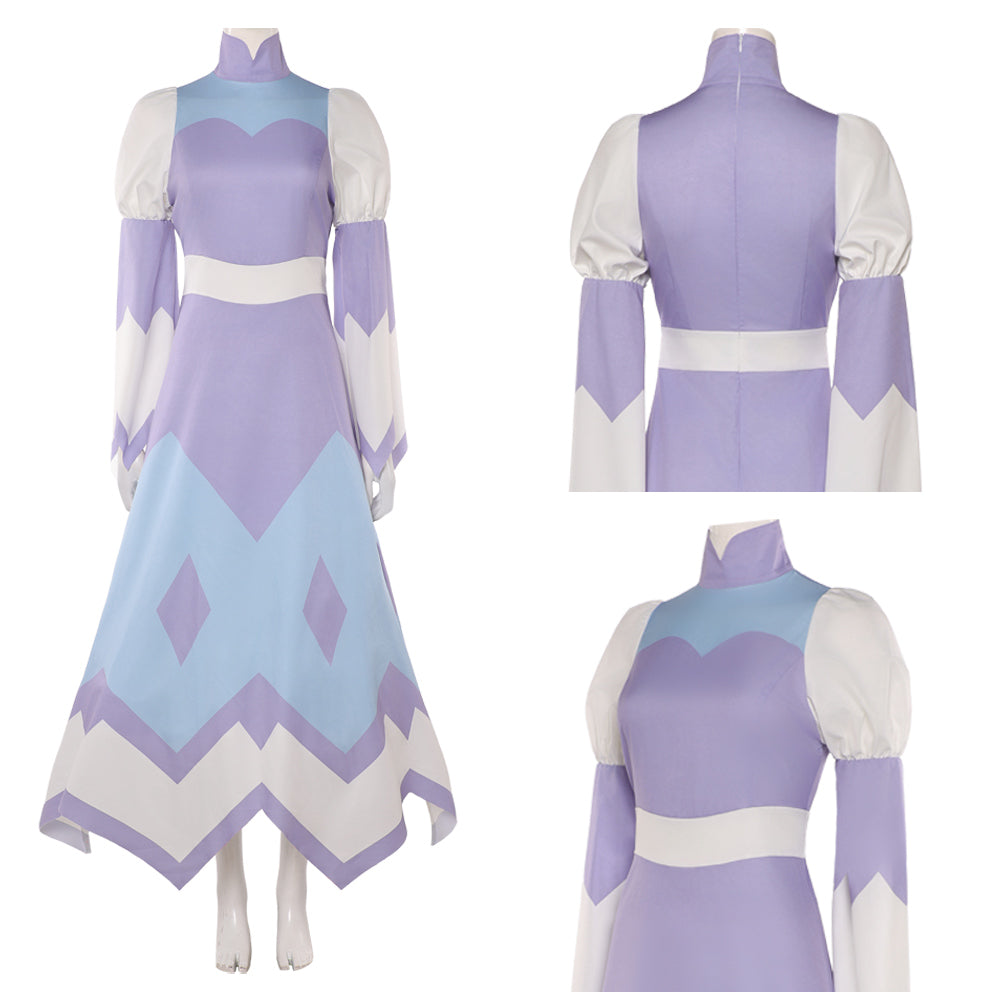 Hazbin Hotel 2(2025) Sera Tenue Violette et Blanche Cosplay Costume