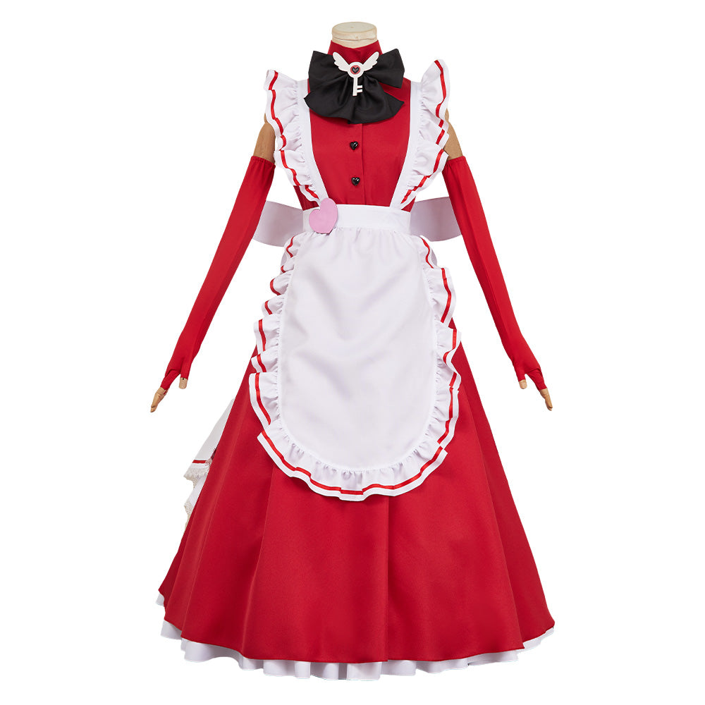 Hazbin Hotel 2(2025) Vaggie Ensemble Maid Robe Rouge Cosplay Costume