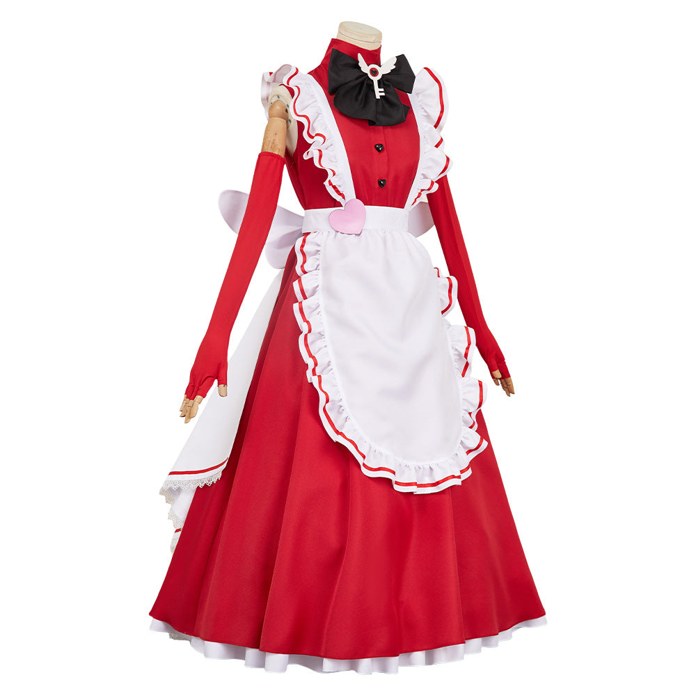Hazbin Hotel 2(2025) Vaggie Ensemble Maid Robe Rouge Cosplay Costume