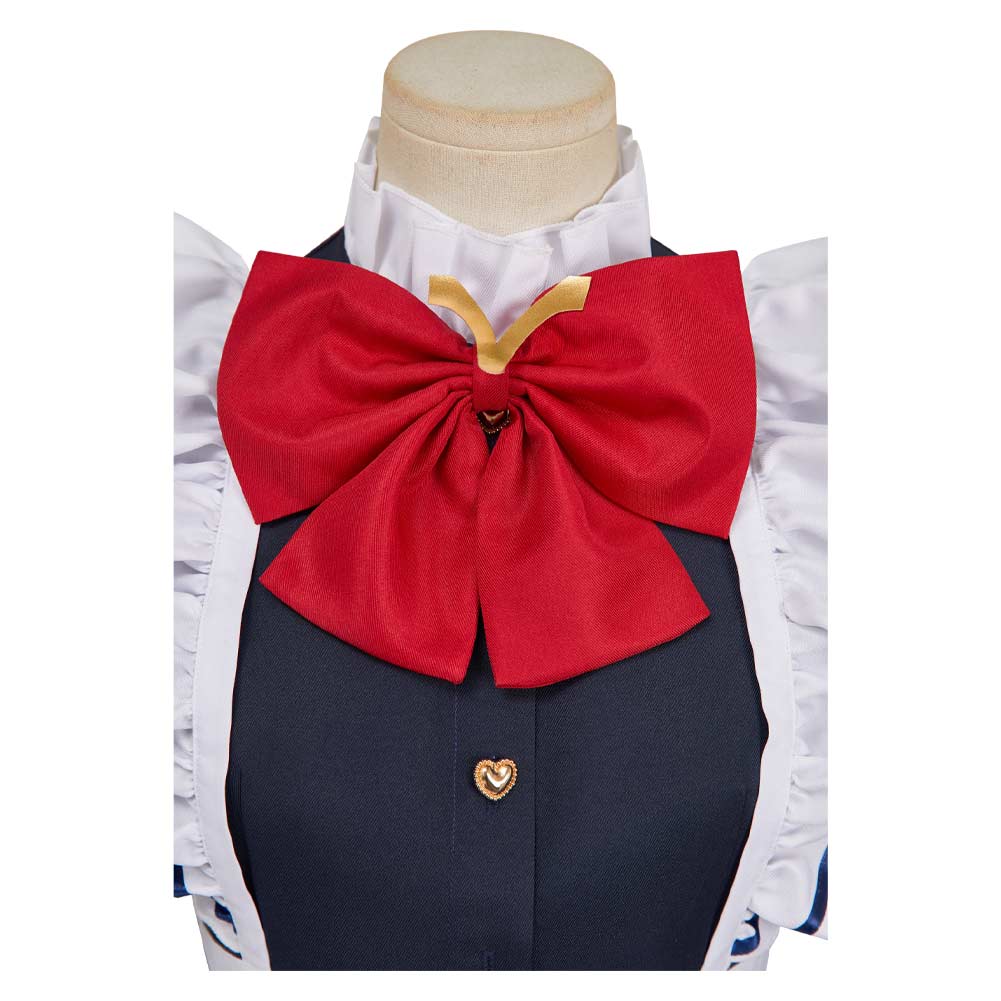 Hazbin Hotel 2(2025) Velvette Ensemble Maid Robe Rouge et Noire Cosplay Costume