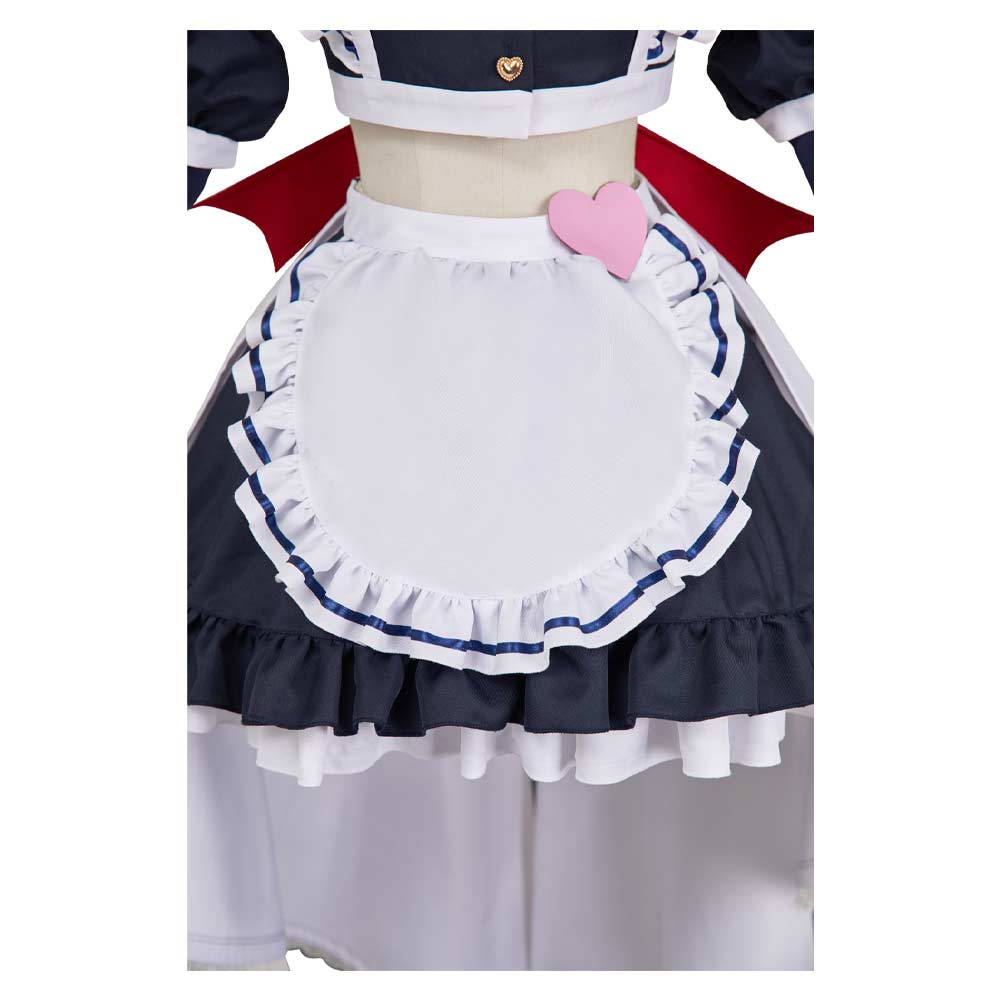 Hazbin Hotel 2(2025) Velvette Ensemble Maid Robe Rouge et Noire Cosplay Costume
