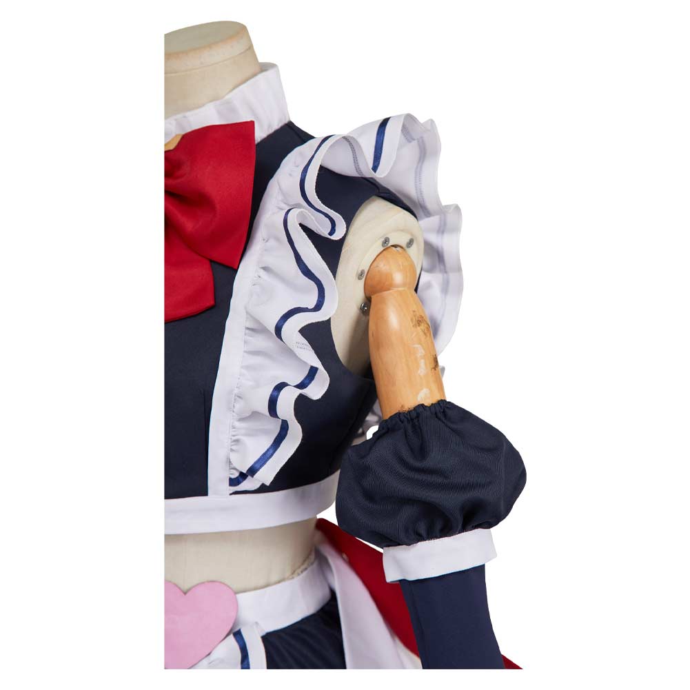 Hazbin Hotel 2(2025) Velvette Ensemble Maid Robe Rouge et Noire Cosplay Costume