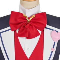 Hazbin Hotel 2(2025) Vox Tenue de Majordome Rouge Cosplay Costume