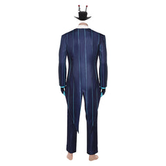 Hazbin Hotel 2(2025) Vox Tenue Imprimée Bleue Cosplay Costume