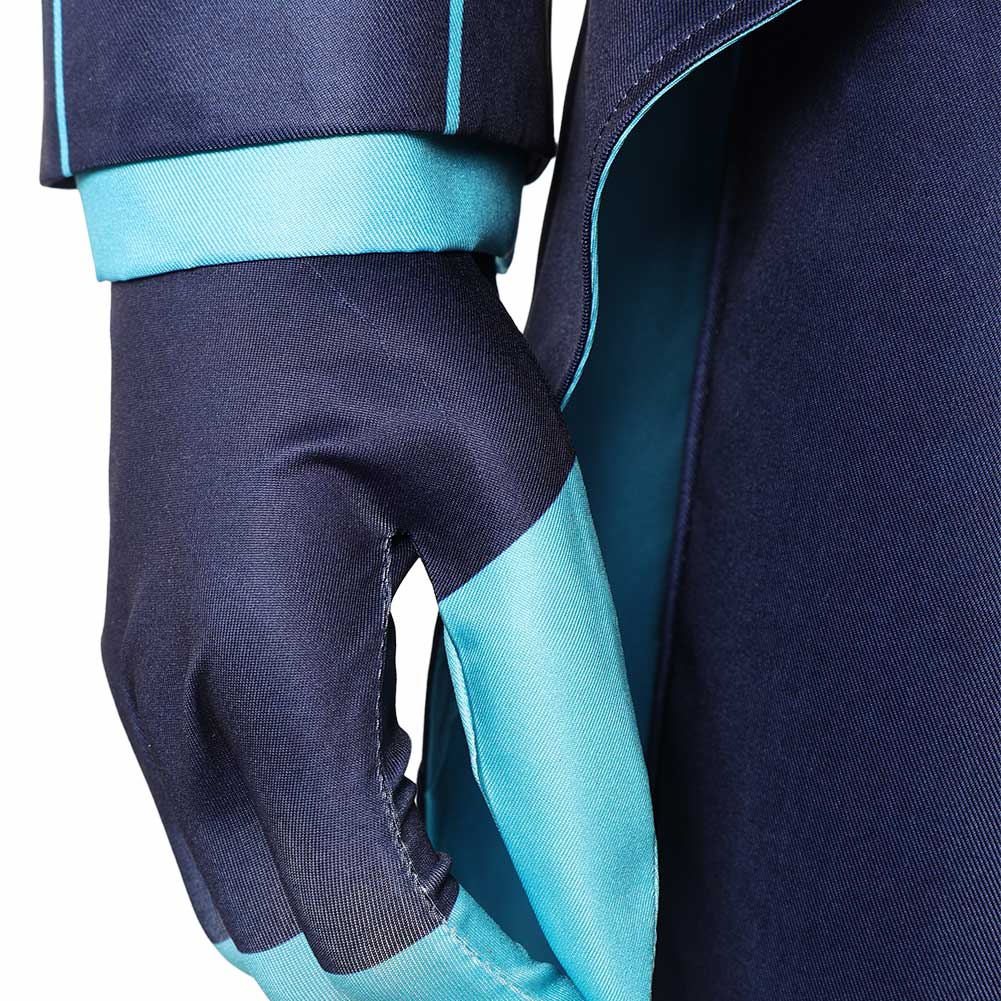 Hazbin Hotel 2(2025) Vox Tenue Imprimée Bleue Cosplay Costume