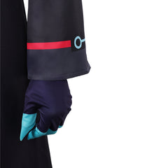 Hazbin Hotel Saison 2(2025) Vox Trench Long Noir Cosplay Costume