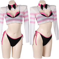 Hazbin Hotel(2024) Angel Dust Maillot de Bain Bikini Cosplay Costume Design Original