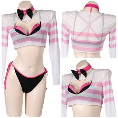 Hazbin Hotel(2024) Angel Dust Maillot de Bain Bikini Cosplay Costume Design Original