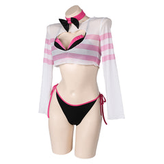 Hazbin Hotel(2024) Angel Dust Maillot de Bain Bikini Cosplay Costume Design Original