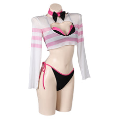 Hazbin Hotel(2024) Angel Dust Maillot de Bain Bikini Cosplay Costume Design Original