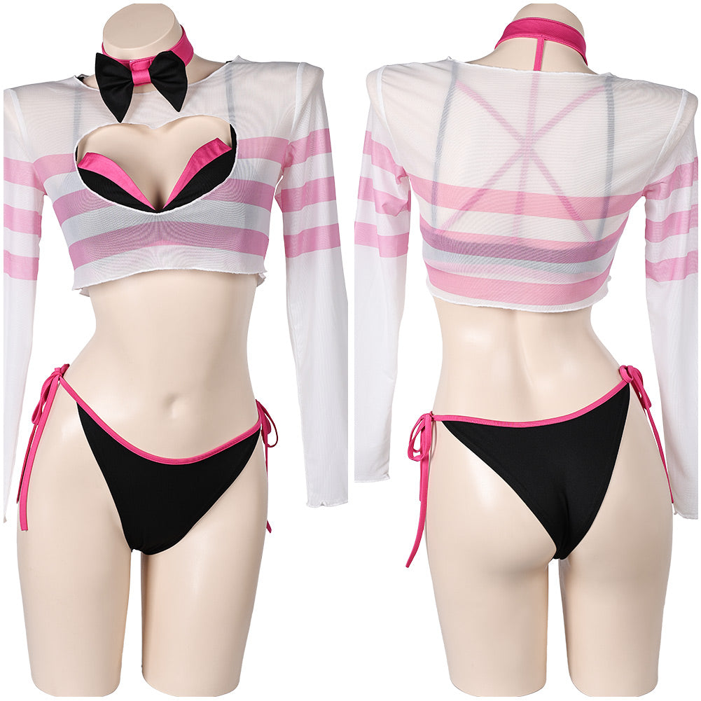 Hazbin Hotel(2024) Angel Dust Maillot de Bain Bikini Cosplay Costume Design Original
