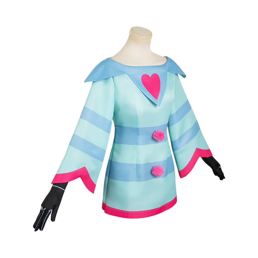 Hazbin Hotel(2024) Fizzarolli Pyjama Robe Courte Cosplay Costume