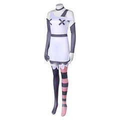 Hazbin Hotel(2024) Vaggie Tenue Blanche Cosplay Costume Ver.2